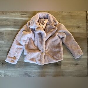 Cozy Pink Faux Fur Jacket